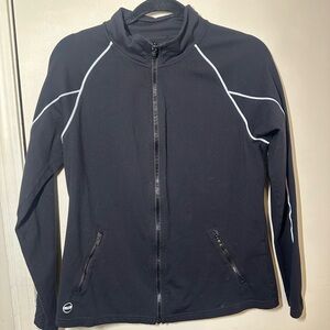 Lauren Ralph Lauren Black Ski Jacket with White Accents